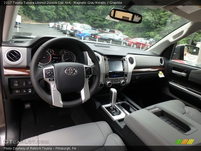  2017 Tundra Limited Double Cab 4x4 Graphite Interior