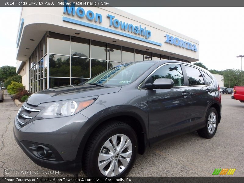 Polished Metal Metallic / Gray 2014 Honda CR-V EX AWD