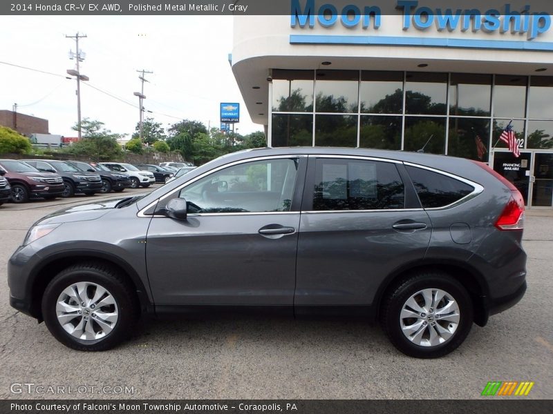 Polished Metal Metallic / Gray 2014 Honda CR-V EX AWD