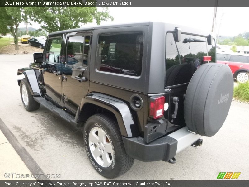 Black / Black/Dark Saddle 2011 Jeep Wrangler Unlimited Sahara 4x4