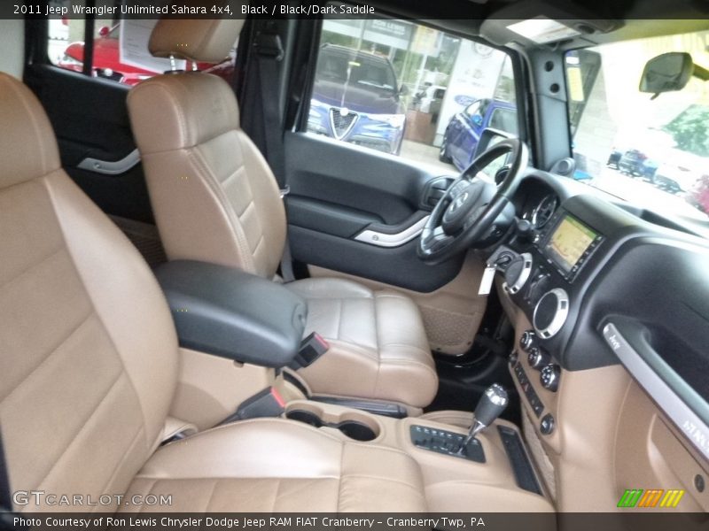 Black / Black/Dark Saddle 2011 Jeep Wrangler Unlimited Sahara 4x4