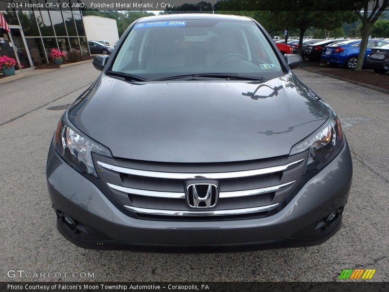 Polished Metal Metallic / Gray 2014 Honda CR-V EX AWD