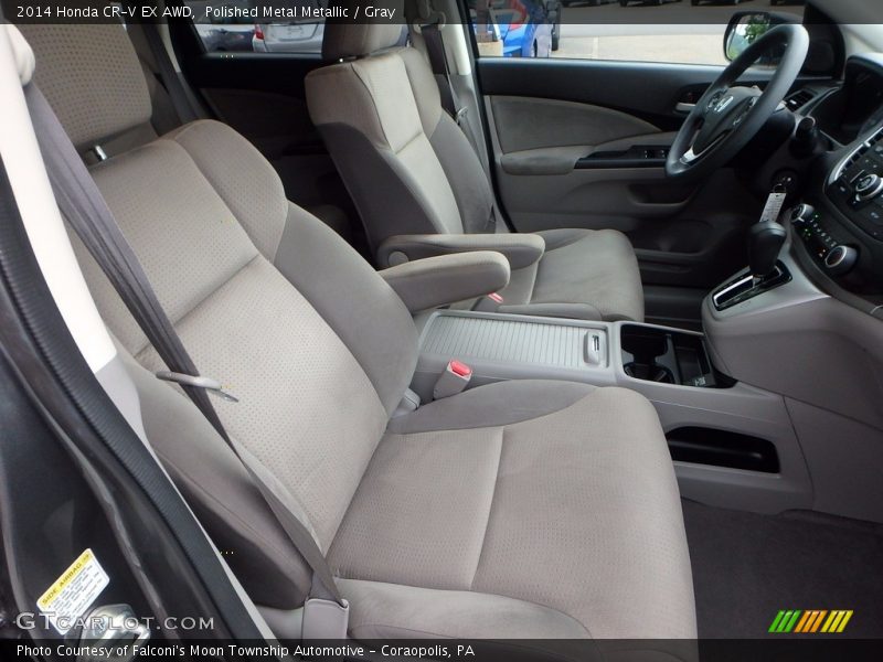 Polished Metal Metallic / Gray 2014 Honda CR-V EX AWD