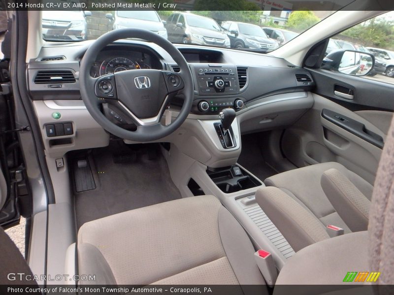 Polished Metal Metallic / Gray 2014 Honda CR-V EX AWD
