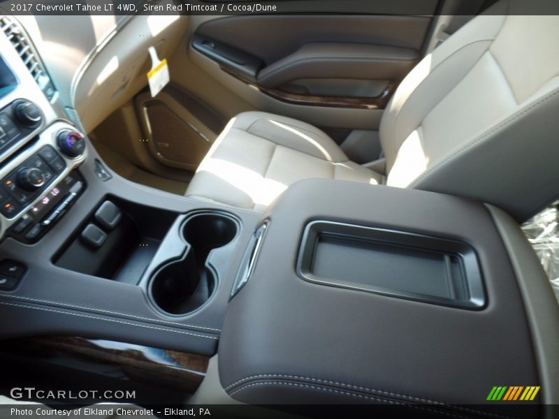 Siren Red Tintcoat / Cocoa/Dune 2017 Chevrolet Tahoe LT 4WD