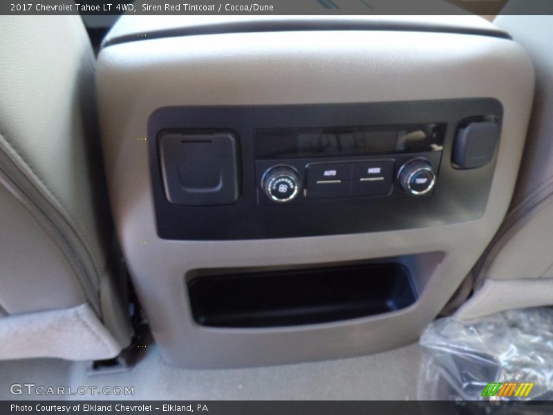 Siren Red Tintcoat / Cocoa/Dune 2017 Chevrolet Tahoe LT 4WD