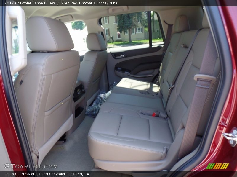 Siren Red Tintcoat / Cocoa/Dune 2017 Chevrolet Tahoe LT 4WD