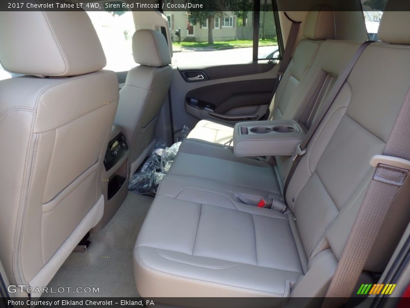 Siren Red Tintcoat / Cocoa/Dune 2017 Chevrolet Tahoe LT 4WD