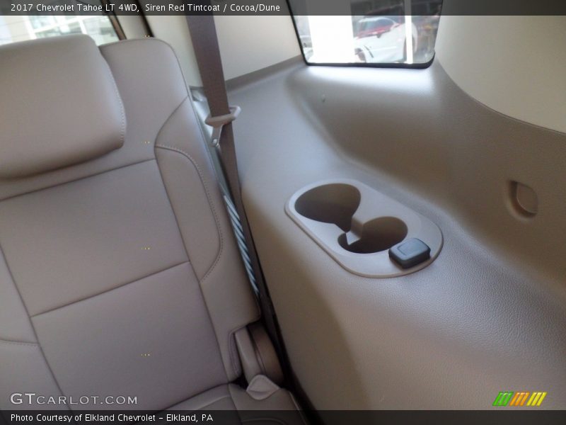 Siren Red Tintcoat / Cocoa/Dune 2017 Chevrolet Tahoe LT 4WD