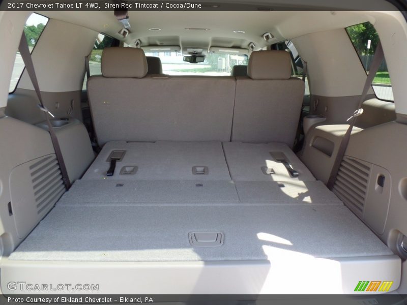 Siren Red Tintcoat / Cocoa/Dune 2017 Chevrolet Tahoe LT 4WD