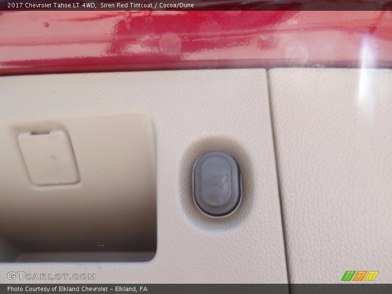 Siren Red Tintcoat / Cocoa/Dune 2017 Chevrolet Tahoe LT 4WD