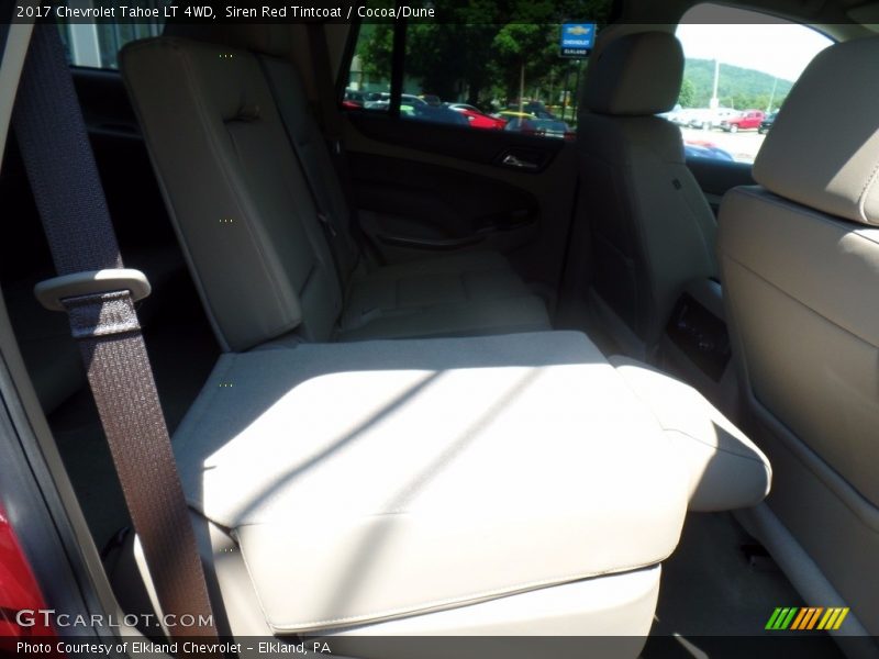 Siren Red Tintcoat / Cocoa/Dune 2017 Chevrolet Tahoe LT 4WD