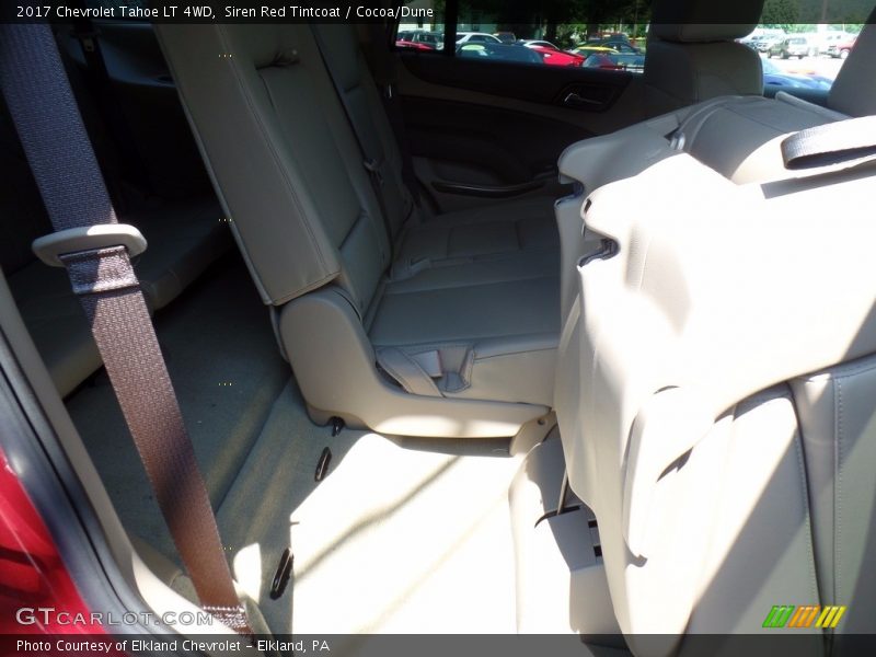 Siren Red Tintcoat / Cocoa/Dune 2017 Chevrolet Tahoe LT 4WD