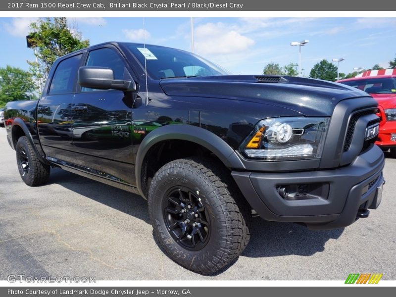 Front 3/4 View of 2017 1500 Rebel Crew Cab