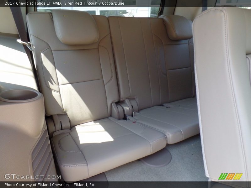 Siren Red Tintcoat / Cocoa/Dune 2017 Chevrolet Tahoe LT 4WD