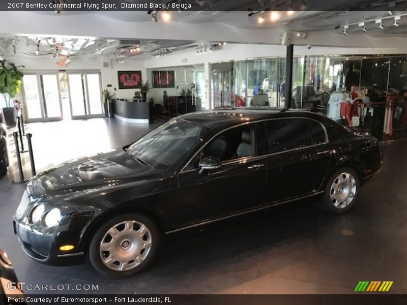 Diamond Black / Beluga 2007 Bentley Continental Flying Spur