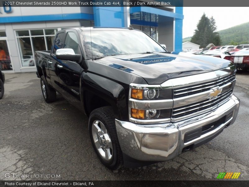 Black / Dark Ash/Jet Black 2017 Chevrolet Silverado 2500HD Work Truck Double Cab 4x4