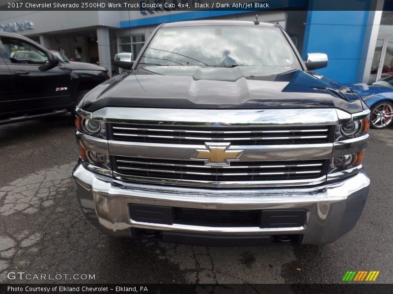 Black / Dark Ash/Jet Black 2017 Chevrolet Silverado 2500HD Work Truck Double Cab 4x4
