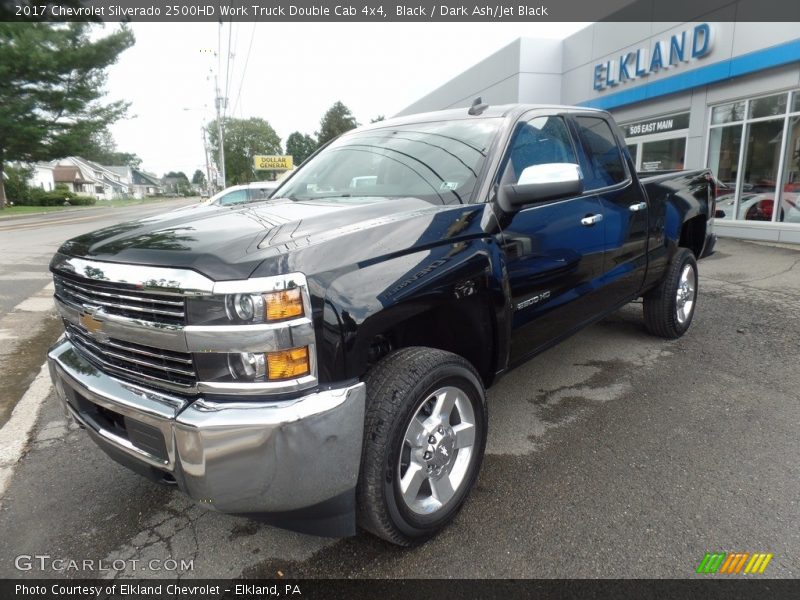 Black / Dark Ash/Jet Black 2017 Chevrolet Silverado 2500HD Work Truck Double Cab 4x4
