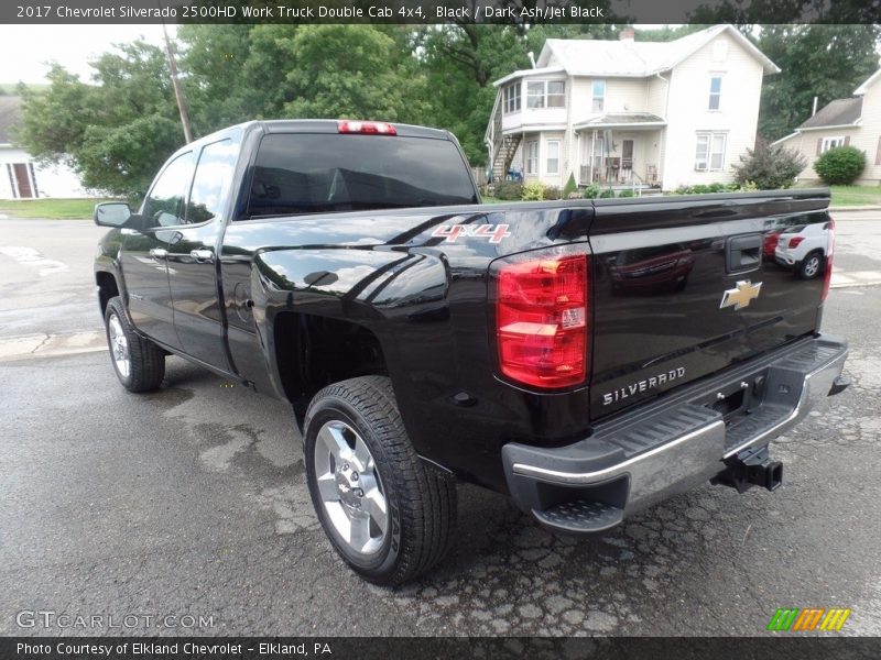 Black / Dark Ash/Jet Black 2017 Chevrolet Silverado 2500HD Work Truck Double Cab 4x4