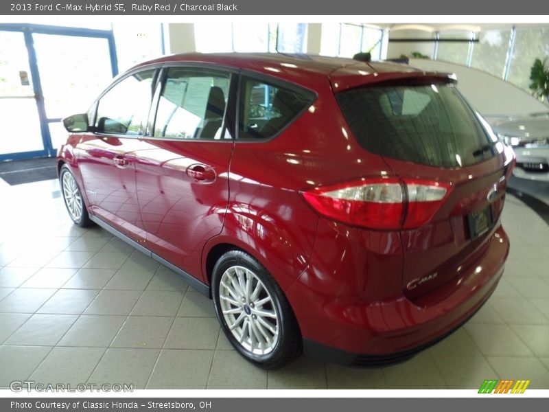 Ruby Red / Charcoal Black 2013 Ford C-Max Hybrid SE