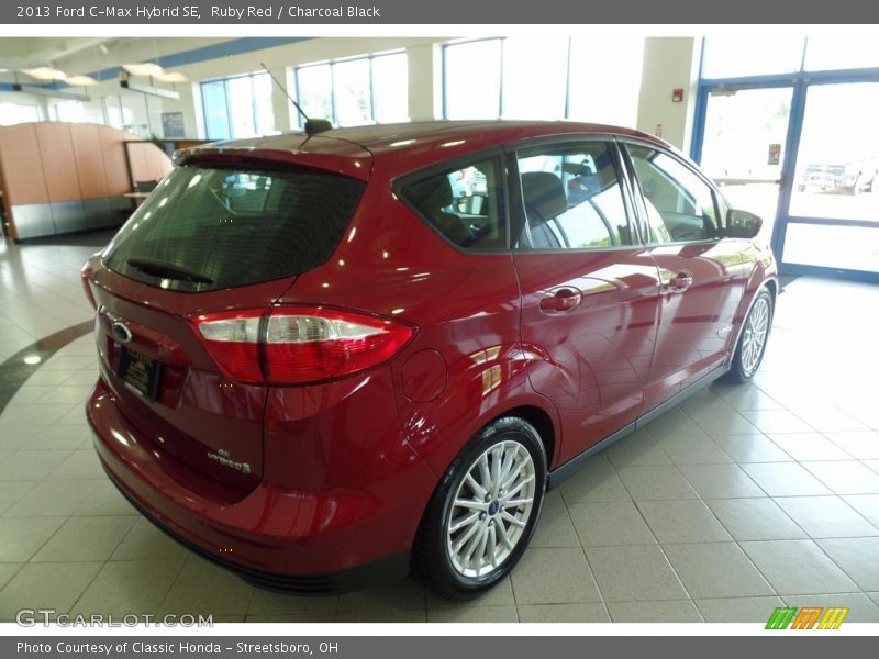 Ruby Red / Charcoal Black 2013 Ford C-Max Hybrid SE
