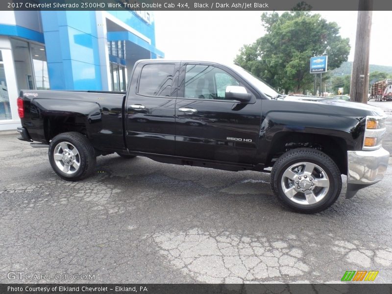 Black / Dark Ash/Jet Black 2017 Chevrolet Silverado 2500HD Work Truck Double Cab 4x4