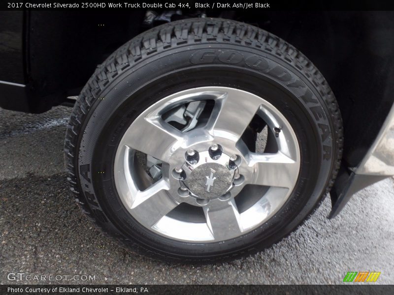 Black / Dark Ash/Jet Black 2017 Chevrolet Silverado 2500HD Work Truck Double Cab 4x4
