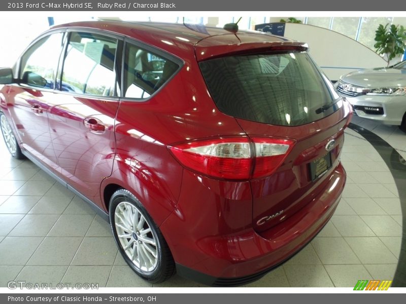 Ruby Red / Charcoal Black 2013 Ford C-Max Hybrid SE
