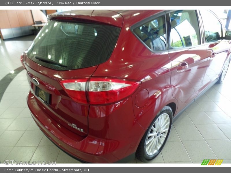 Ruby Red / Charcoal Black 2013 Ford C-Max Hybrid SE