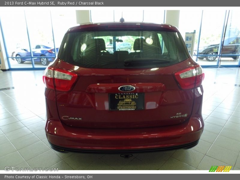 Ruby Red / Charcoal Black 2013 Ford C-Max Hybrid SE