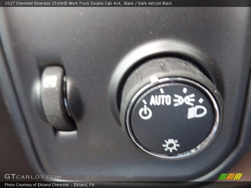 Black / Dark Ash/Jet Black 2017 Chevrolet Silverado 2500HD Work Truck Double Cab 4x4