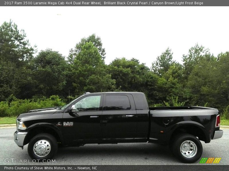  2017 3500 Laramie Mega Cab 4x4 Dual Rear Wheel Brilliant Black Crystal Pearl