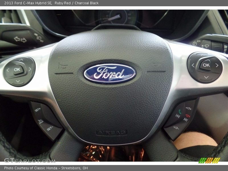 Ruby Red / Charcoal Black 2013 Ford C-Max Hybrid SE