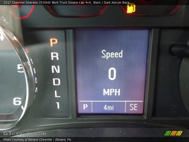 Black / Dark Ash/Jet Black 2017 Chevrolet Silverado 2500HD Work Truck Double Cab 4x4