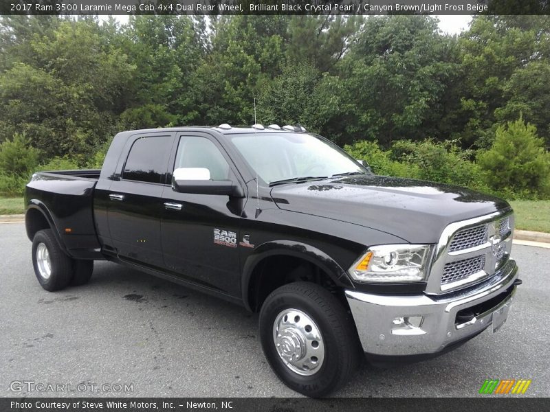 Front 3/4 View of 2017 3500 Laramie Mega Cab 4x4 Dual Rear Wheel