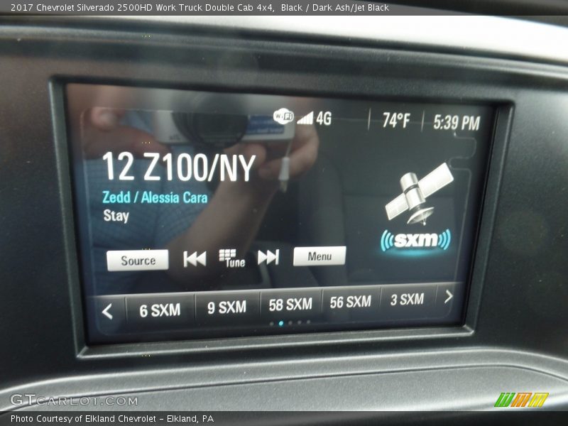 Black / Dark Ash/Jet Black 2017 Chevrolet Silverado 2500HD Work Truck Double Cab 4x4
