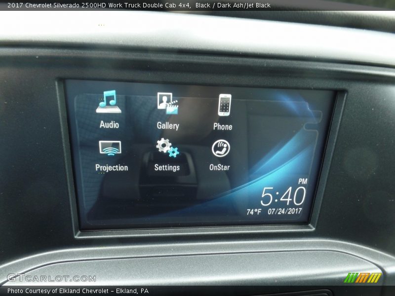 Black / Dark Ash/Jet Black 2017 Chevrolet Silverado 2500HD Work Truck Double Cab 4x4