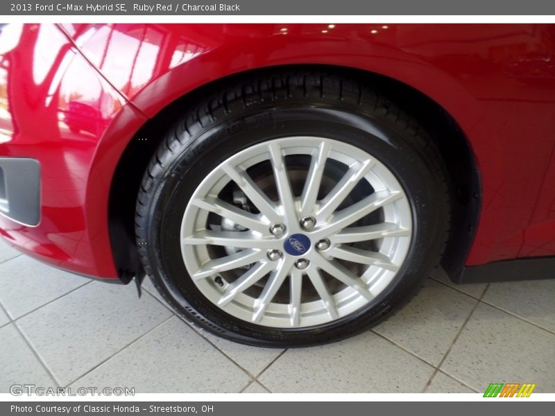 Ruby Red / Charcoal Black 2013 Ford C-Max Hybrid SE