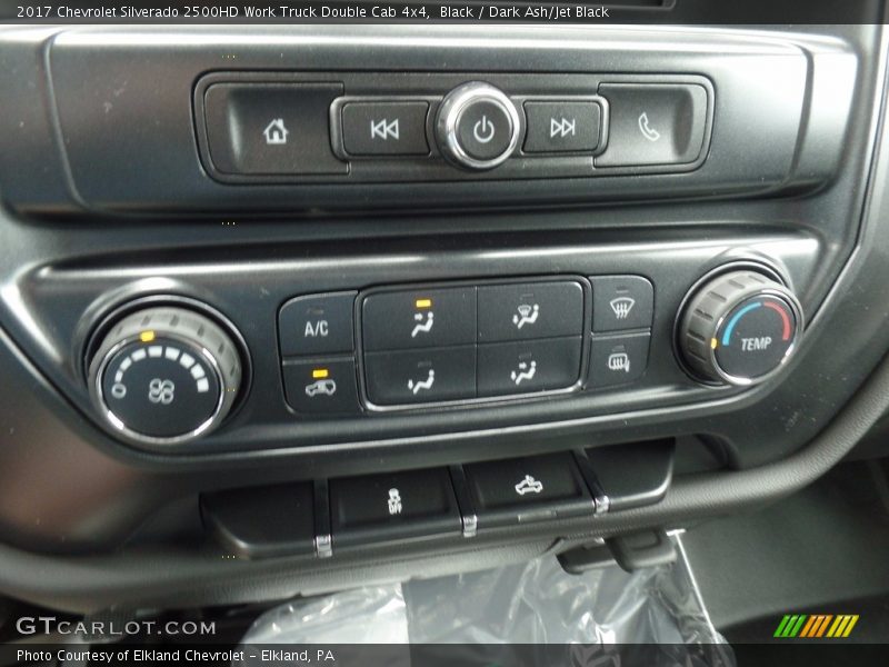 Black / Dark Ash/Jet Black 2017 Chevrolet Silverado 2500HD Work Truck Double Cab 4x4