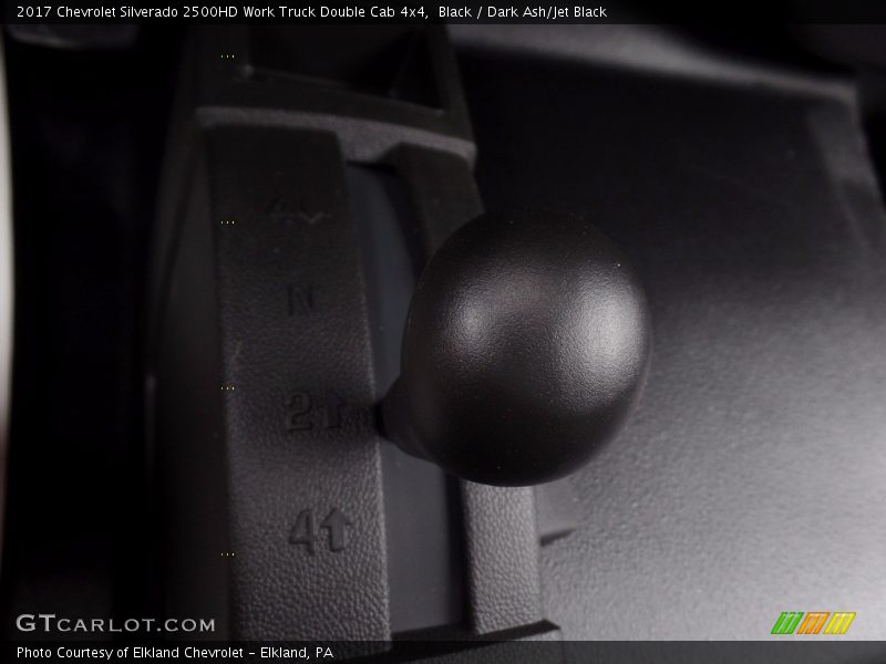 Black / Dark Ash/Jet Black 2017 Chevrolet Silverado 2500HD Work Truck Double Cab 4x4