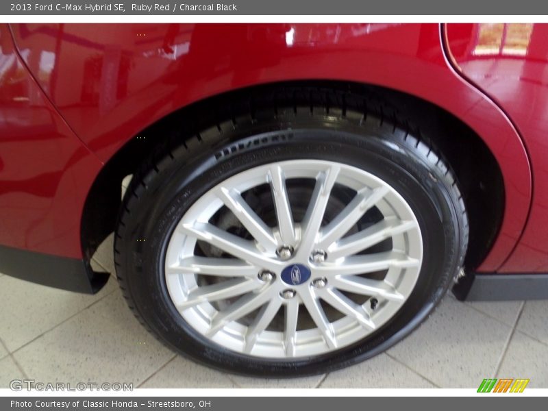 Ruby Red / Charcoal Black 2013 Ford C-Max Hybrid SE