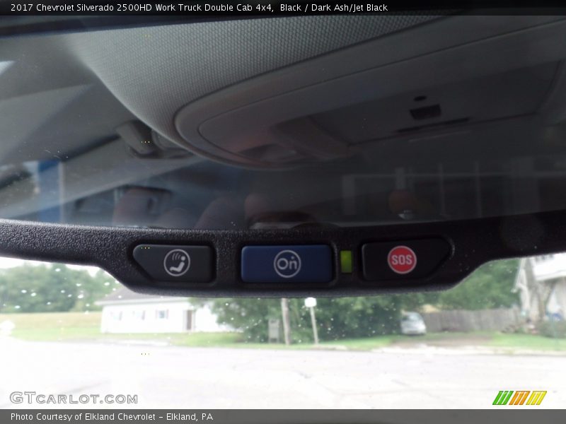 Black / Dark Ash/Jet Black 2017 Chevrolet Silverado 2500HD Work Truck Double Cab 4x4