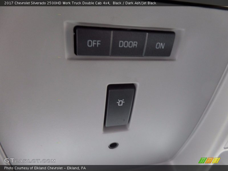 Black / Dark Ash/Jet Black 2017 Chevrolet Silverado 2500HD Work Truck Double Cab 4x4