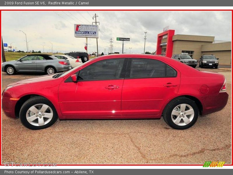 Redfire Metallic / Camel 2009 Ford Fusion SE V6
