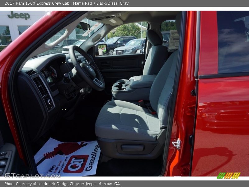 Flame Red / Black/Diesel Gray 2017 Ram 1500 Express Crew Cab