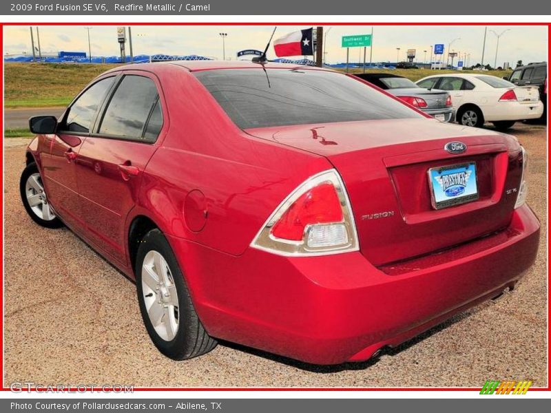 Redfire Metallic / Camel 2009 Ford Fusion SE V6