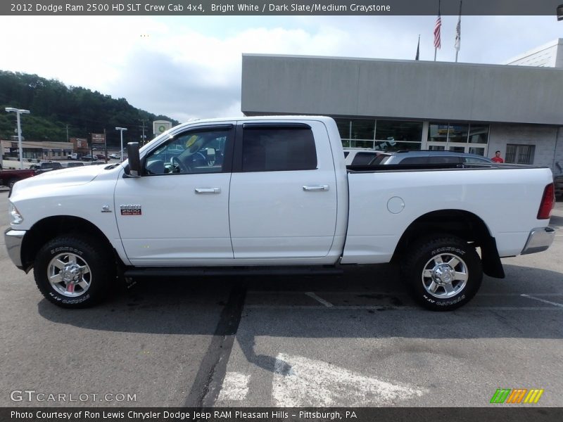 Bright White / Dark Slate/Medium Graystone 2012 Dodge Ram 2500 HD SLT Crew Cab 4x4