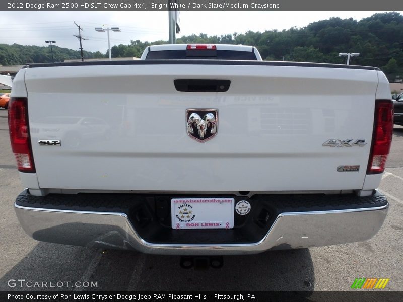 Bright White / Dark Slate/Medium Graystone 2012 Dodge Ram 2500 HD SLT Crew Cab 4x4