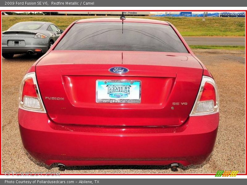 Redfire Metallic / Camel 2009 Ford Fusion SE V6